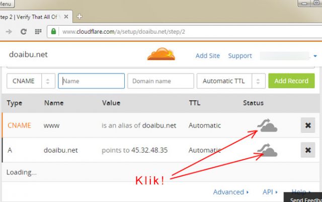 Cara Menggunakan DNS CloudFlare (Lengkap Dengan Gambar) — Hardinal.com ...